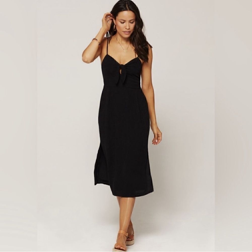 L*space Amanda midi dress black